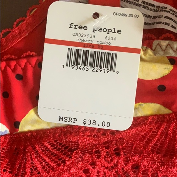 Free People Mari Printed Bralette - Picture 5 of 11